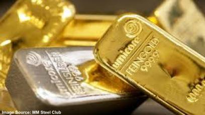 A knockout - one-two combination; a weak dollar and buying move gold and silver higher