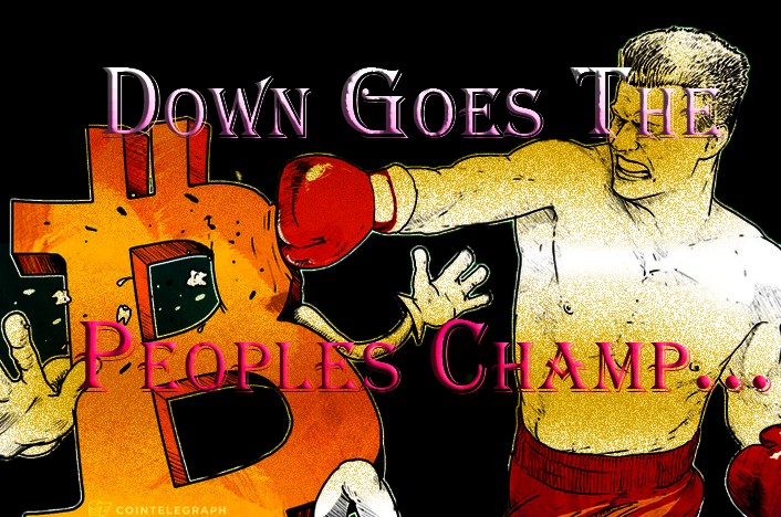 Bitcoin takes a beating